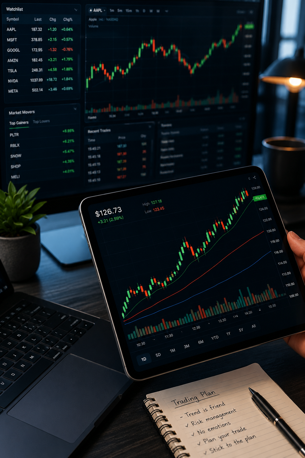 Financial data and reporting dashboards used to track receivables
